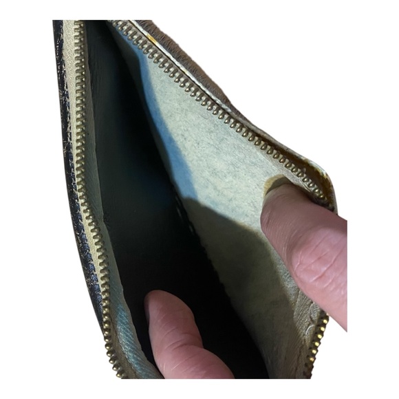 Vintage seal skin wallet. Handmade. Antique (?) - Picture 8 of 16